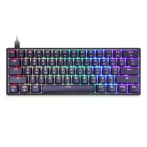 Skyloong GK61 Optical Mechanical Keyboard Mechanical Keyboard Skyloong Black Blue - Clickly
