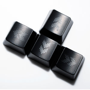 Custom ABS Black Replacement Arrow Keys in Cherry Profile Keycaps Custom Keyboards UK