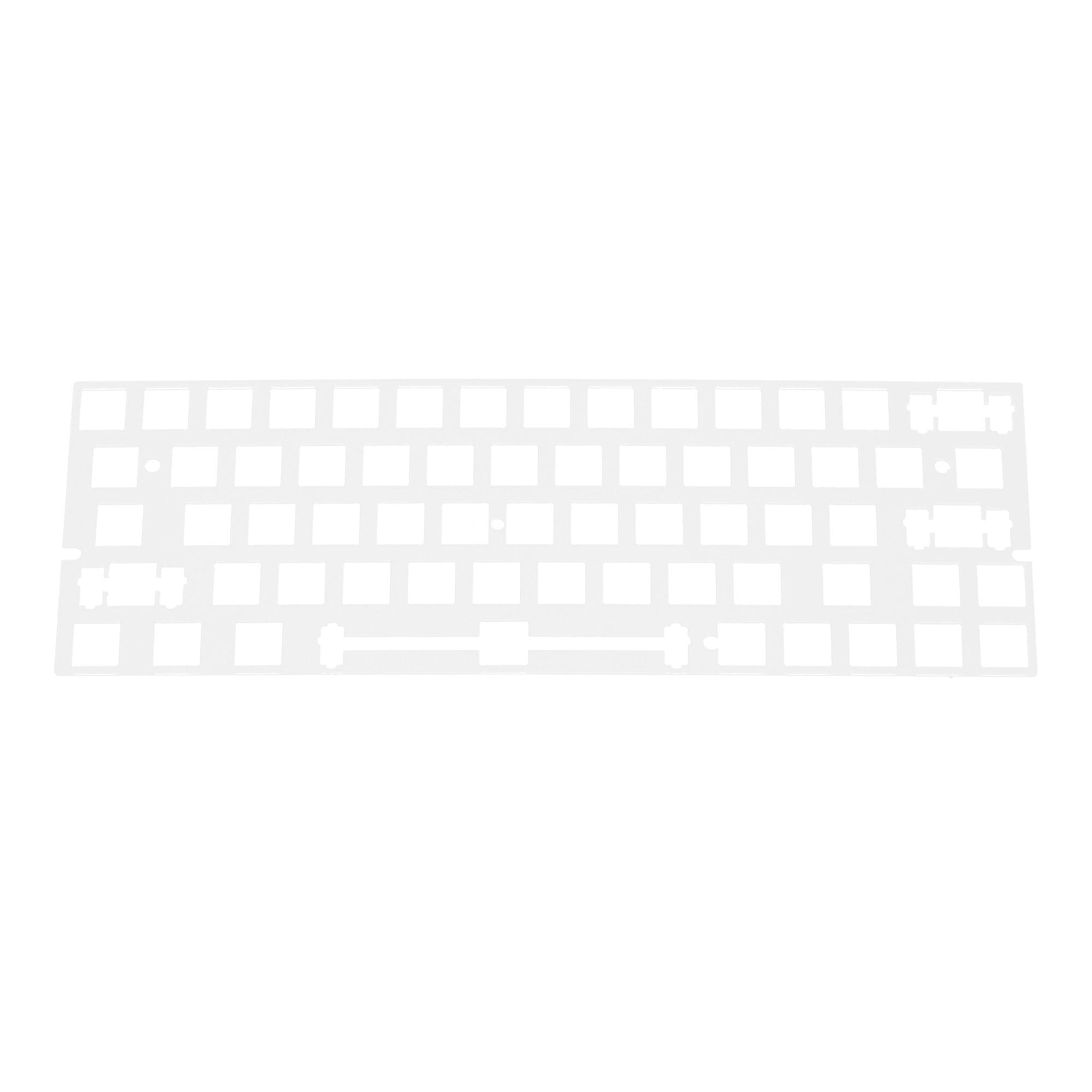 60% PC Polycarbonate Mechanical Keyboard Plate Custom Keyboards UK PC Plate 2.25u Shift