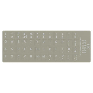 UK English Clear Keyboard Keycap Stickers - image 2