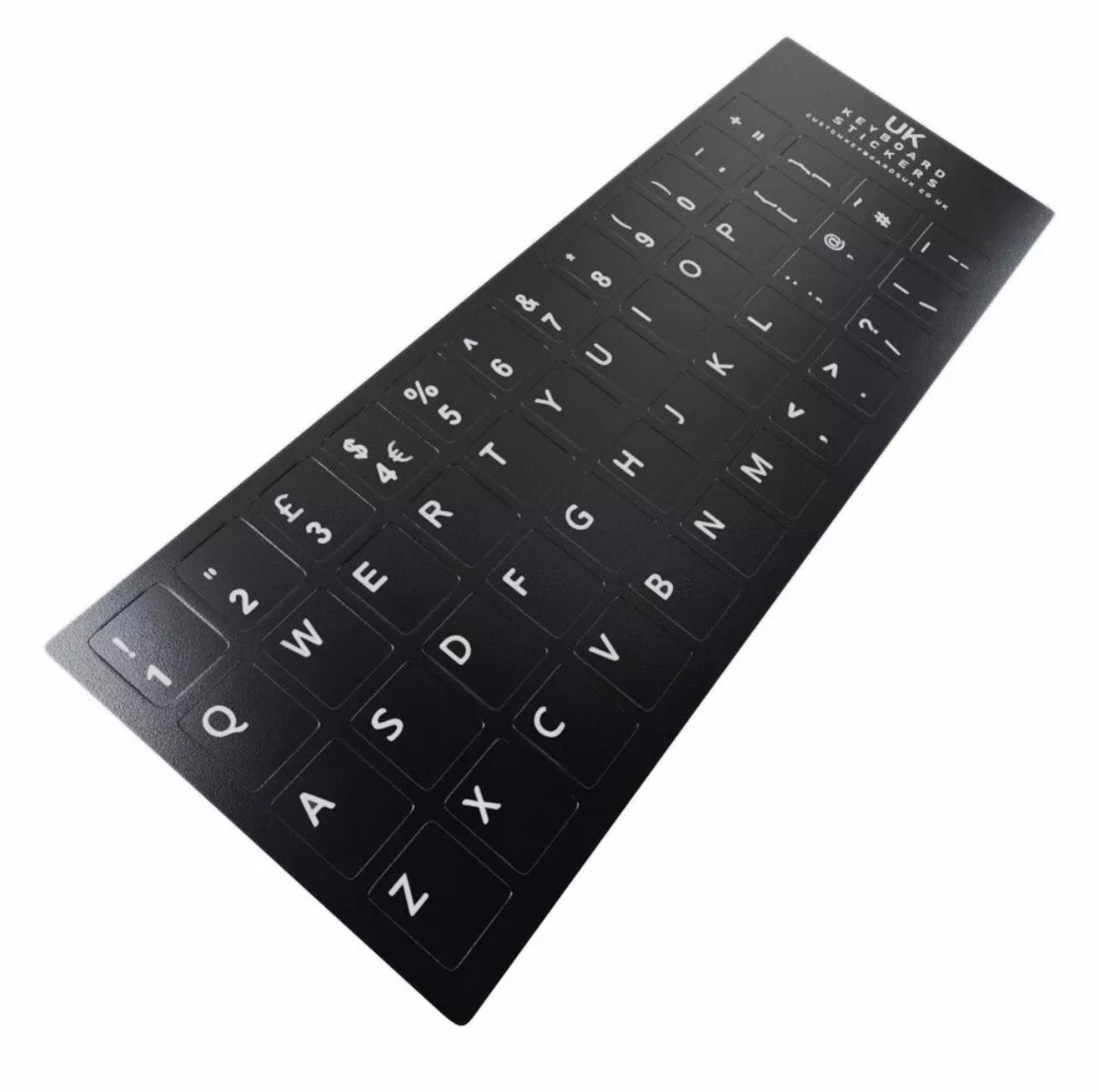 UK English Black Keycap Stickers Tools Custom Keyboards UK   