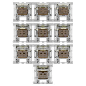 OUTEMU RGB Brown Tactile Switches Switches OUTEMU 10
