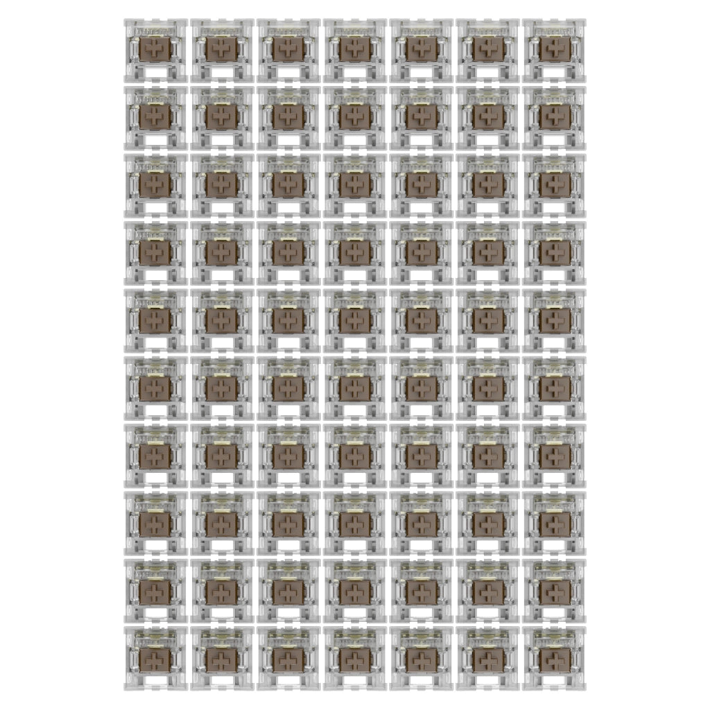 OUTEMU RGB Brown Tactile Switches Switches OUTEMU 70