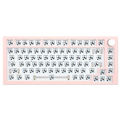 NextTime X75 75% Custom Mechanical Keyboard Kit PCB Hot Swappable Mechanical Keyboard NextTime Pink  