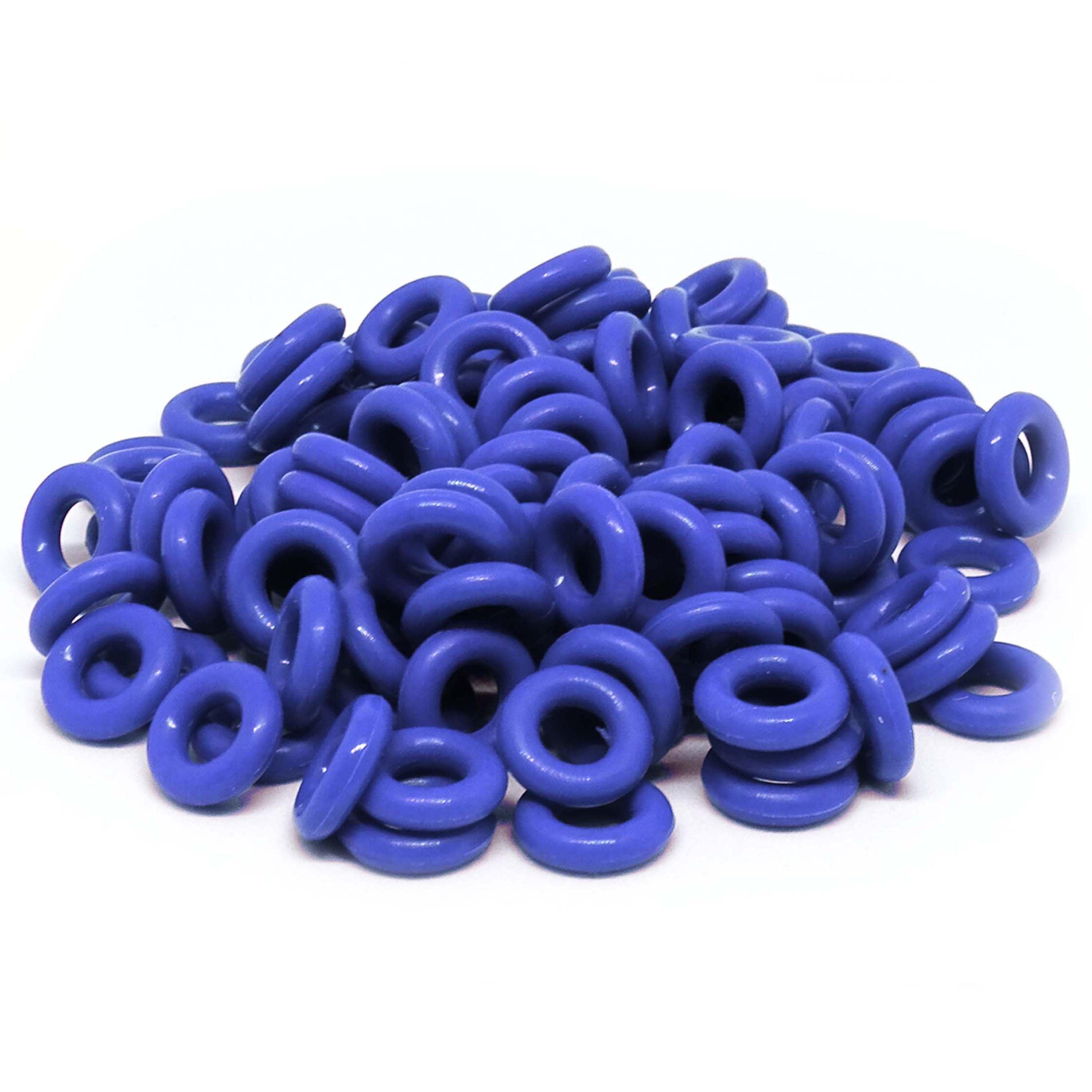 110Pcs O-Rings Keyboard Switch Dampeners Tools Custom Keyboards UK 2.5mm Blue 