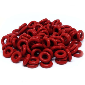 110Pcs O-Rings Keyboard Switch Dampeners Tools Custom Keyboards UK 2.5mm Red 