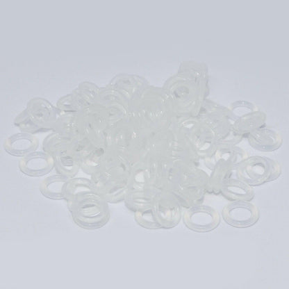 110Pcs O-Rings Keyboard Switch Dampeners Tools Custom Keyboards UK 1.5mm Clear 