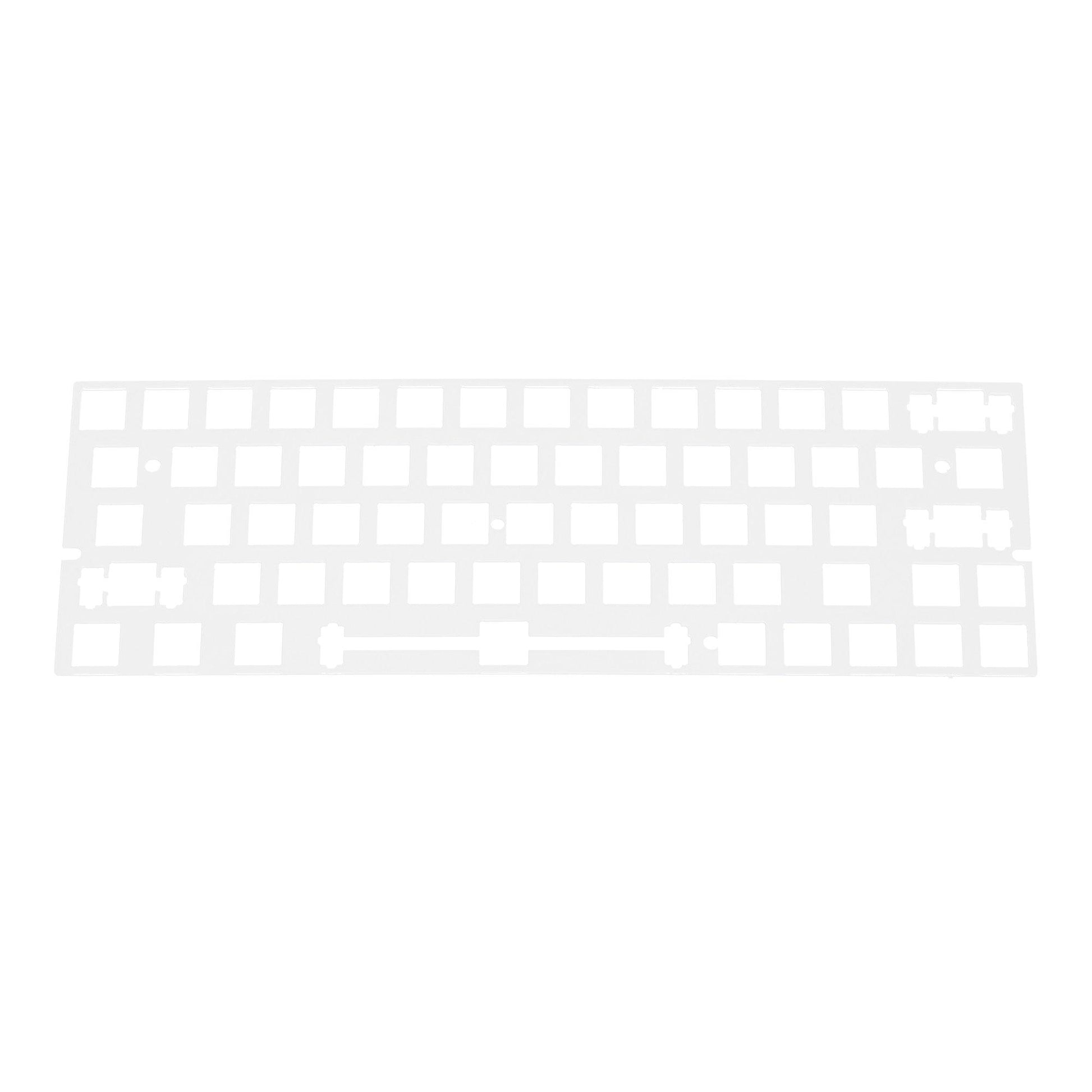 60% PC Polycarbonate Mechanical Keyboard Plate  Custom Keyboards UK PC Plate 2.25u Shift  