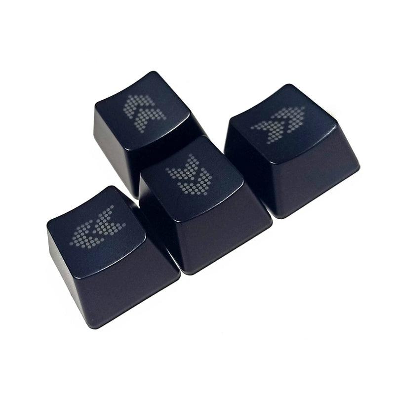 Custom ABS Black Replacement Arrow Keys in Cherry Profile Keycaps Custom Keyboards UK   